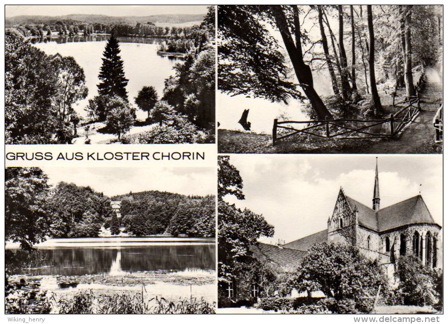 Chorin - S/w Mehrbildkarte 3 - Chorin