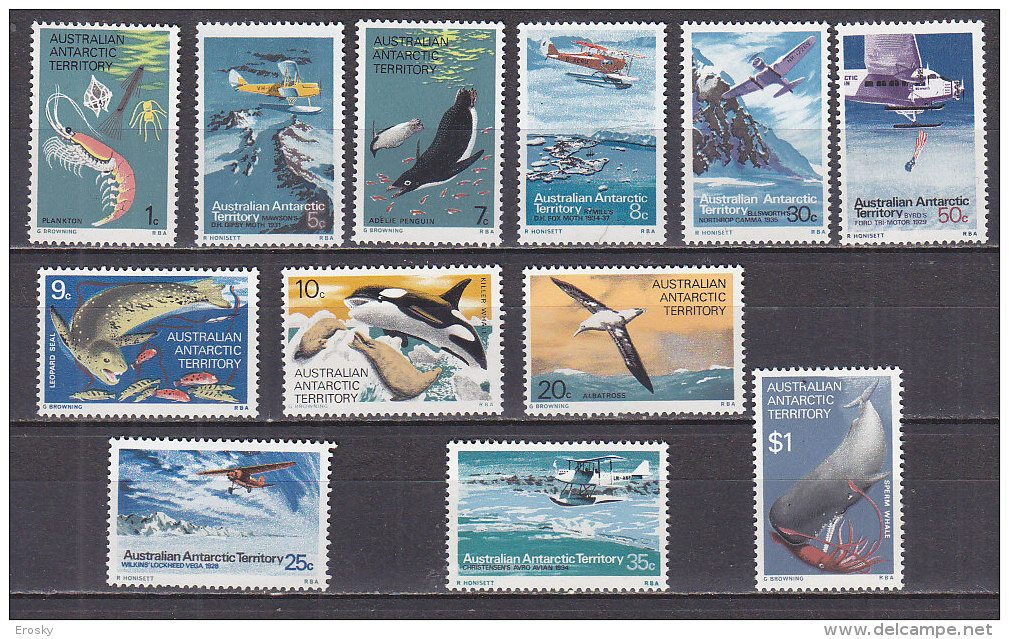 PGL S395 - AUSTRALIAN ANTARTIC Yv N°23/34 ** ANIMAUX ANIMALS - Nuevos