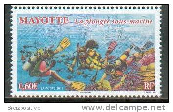 Mayotte 2011 - Plongée Sous Marine / Underwater Diving - MNH - Plongée