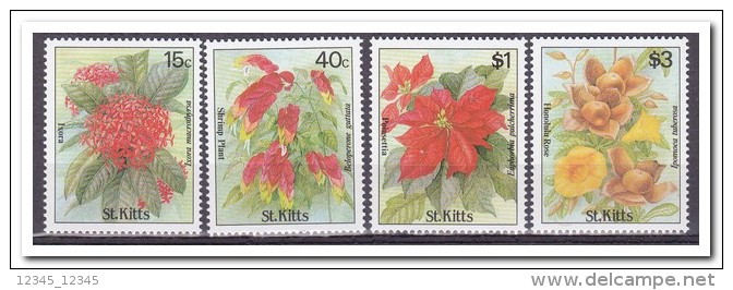 St. Kitts 1988, Postfris MNH, Flowers - St.Kitts En Nevis ( 1983-...)