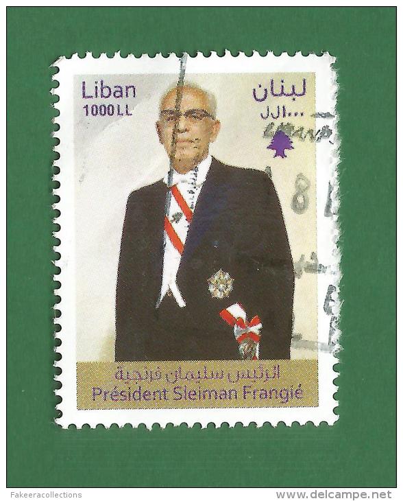 LEBANON - 2011 President Sleiman Frangie 1000 L L - USATO Used - Liban - As Scan - Liban