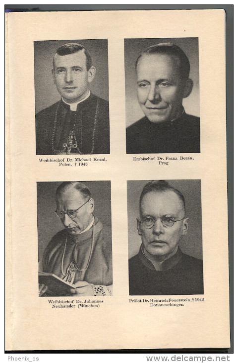 CHRISTUS in DACHAU - Konzentrationslager camp, Catholic priests Church, P. LENZ edition 1956. Wien Austria