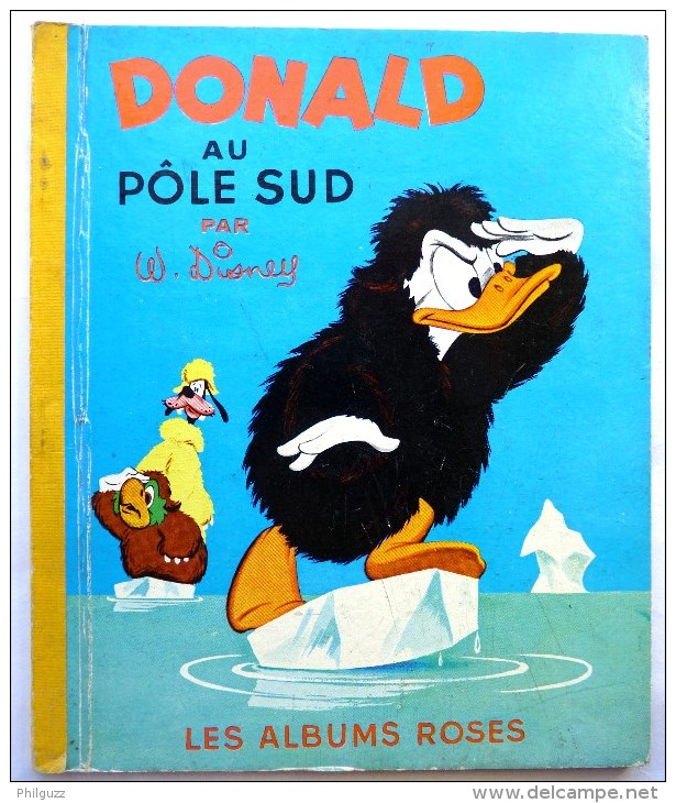 MINI ALBUM DONALD AU PÔLE SUD - WALT DISNEY - ALBUMS ROSES - HACHETTE 1964  Enfantina (1) - Hachette