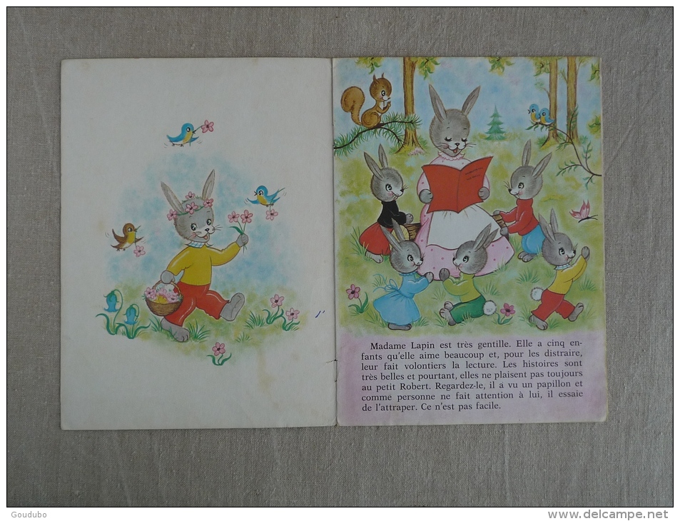 Le Petit Lapin Volant Lutins Hemma 1972 M. A. Hemmerlin Belgique. Voir Photos. - Andere & Zonder Classificatie