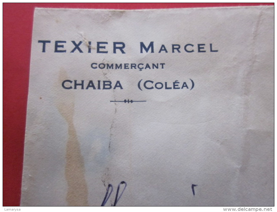 LETTRE OMEC CAD MANUEL FOUKA/ALGER ENTETE>CHAIBA (Coléa)VITICULTEUR à ALGER DERNIER TIMBRE MARIANNE EX ALGERIE FRANCAISE - Covers & Documents