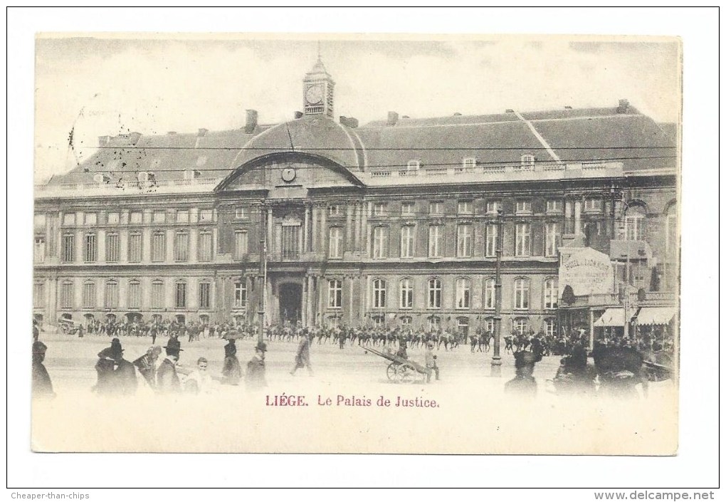 Liege - Le Palais De Justice - Dos Simple - (C40) - Liège