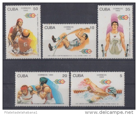 1993.15- * CUBA 1993. MNH. JUEGOS CENTROAMERICANOS PUERTO RICO. SPORT CENTROAMERICAN GAMES. - Unused Stamps