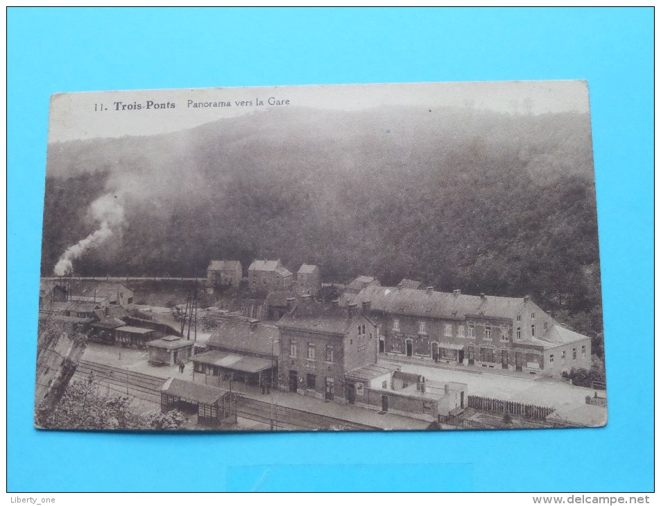 Panorama Vers La Gare ( 11 )  Anno 1928 ( Zie Foto Voor Details ) !! - Trois-Ponts