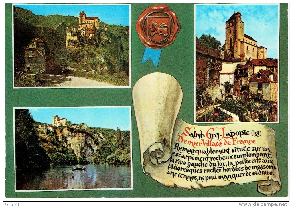 CPM FRANCE 46 LOT SAINT-CIRQ-LAPOPIE - Multivues 1986 - Saint-Cirq-Lapopie