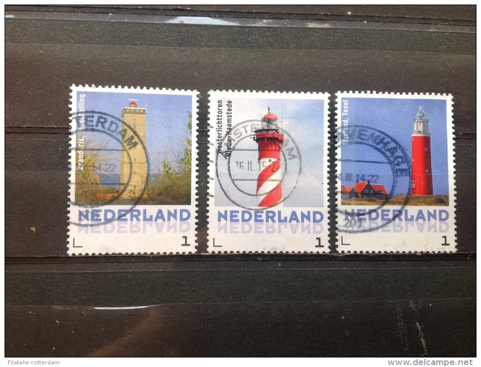 Nederland / The Netherlands - Serie Vuurtorens 2014 Rare! - Gebruikt