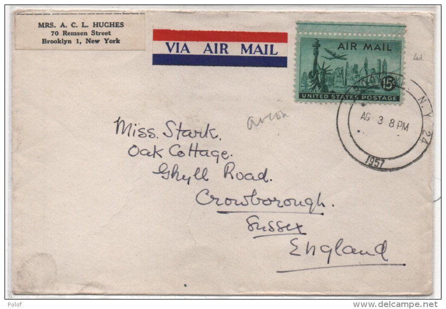 Enveloppe -  Via Air Mail (81891) - 1921-40