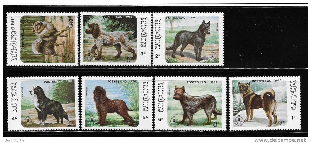 Laos 1986 Dogs MNH - Laos