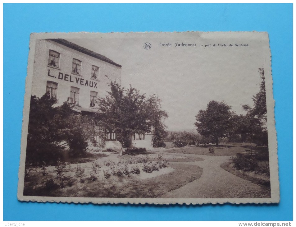 Le Parc De L'Hôtel De Belle-Vue ( L. Delveaux / Erezée - Anno 19?? ( Zie Foto´s Voor Detail ) ! - Erezée