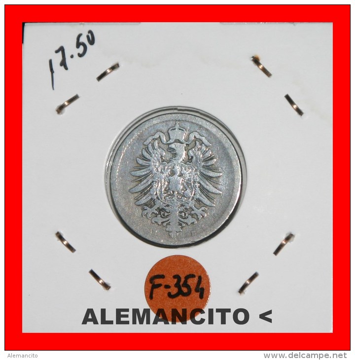 ALEMANIA  -  IMPERIO   DEUTSCHES   REICH  1874-E - 10 Pfennig