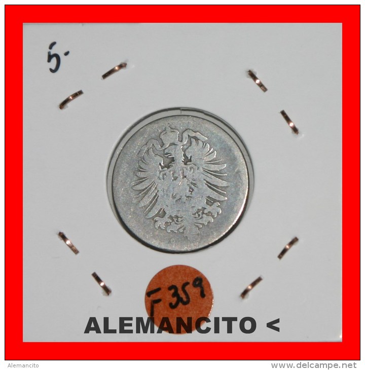 ALEMANIA  -  IMPERIO   DEUTSCHES   REICH  1875-G - 10 Pfennig