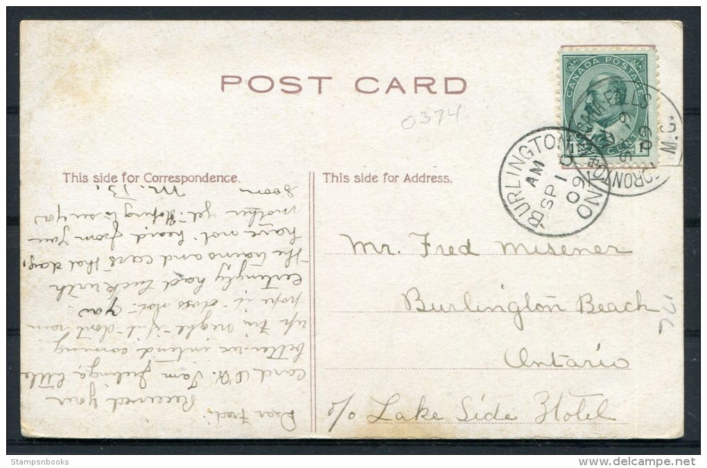 Canada 3 X Edwardian Postcards Railway Postmarks - Covers & Documents