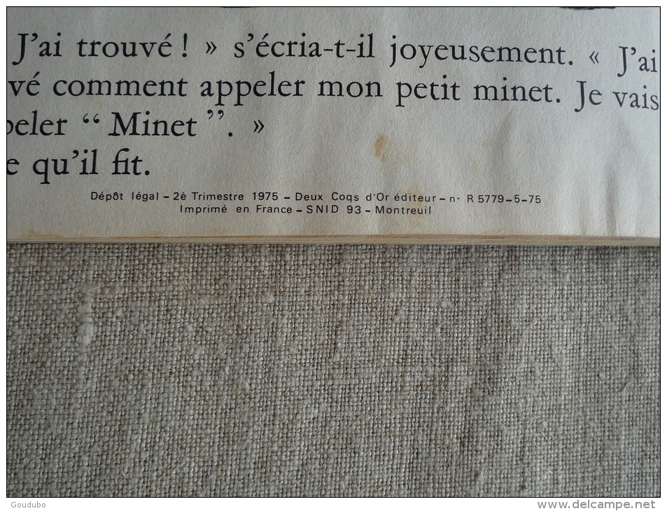 Comment appeler Minet Phyllis Mc Ginley Feodor Rojankovsky Un petit livre d'or 301 Deux coqs d'or 1975. Voir photos.