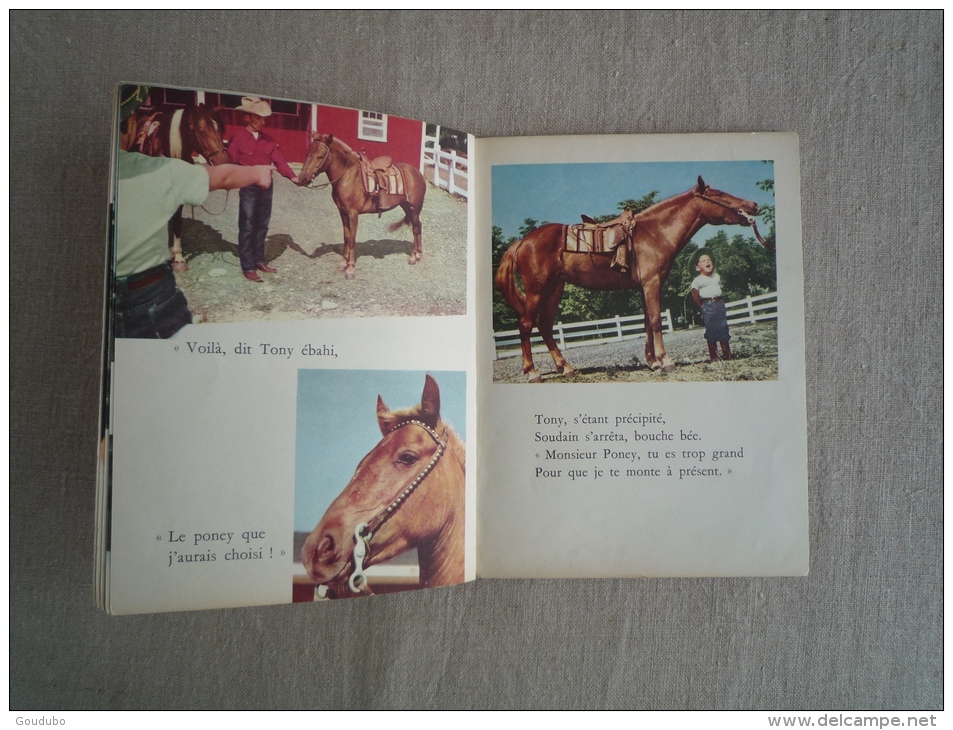 Le Poney De Tony W. P. Gottlieb Un Petit Livre D'or 106 Cocorico 1955 1ère édition. Voir Photos. - Andere & Zonder Classificatie