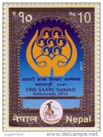 18th SAARC SUMMIT KATHMANDU MINT STAMP NEPAL 2015 MINT/MNH - Andere & Zonder Classificatie