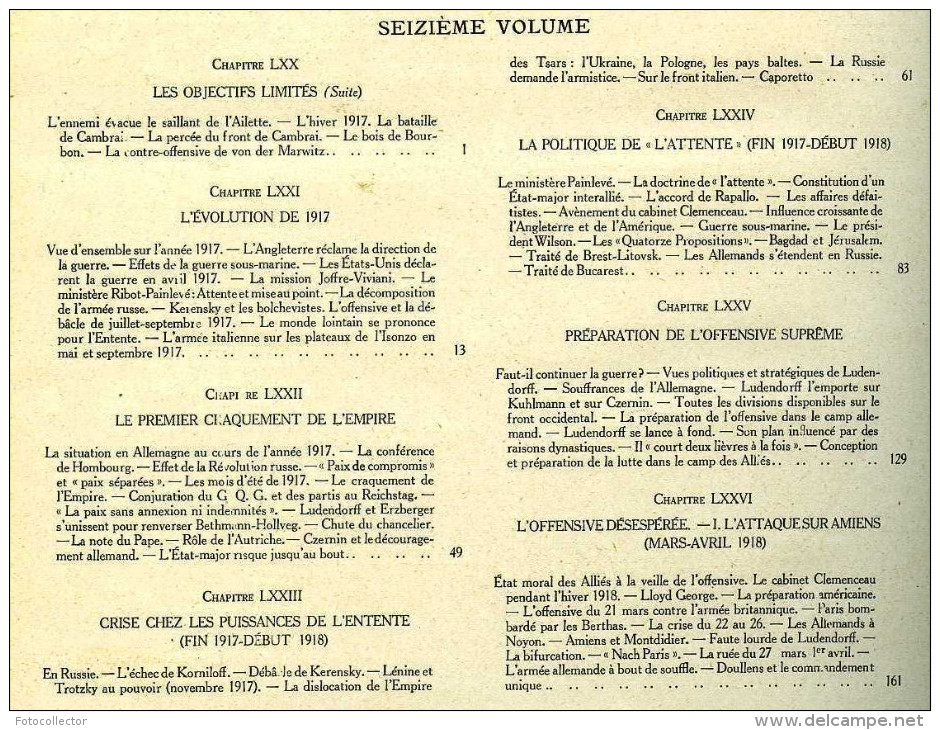 Guerre 14-18 Histoire Illustrée De La Guerre De 1914 Par Gabriel Hanotaux (tome 16) - Français