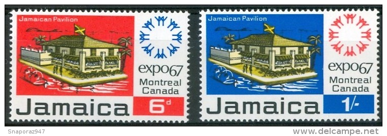 1967 Giamaica Jamaica Esposizione Internazionale Montrèal Set MNH** Spa254 - 1967 – Montreal (Canada)