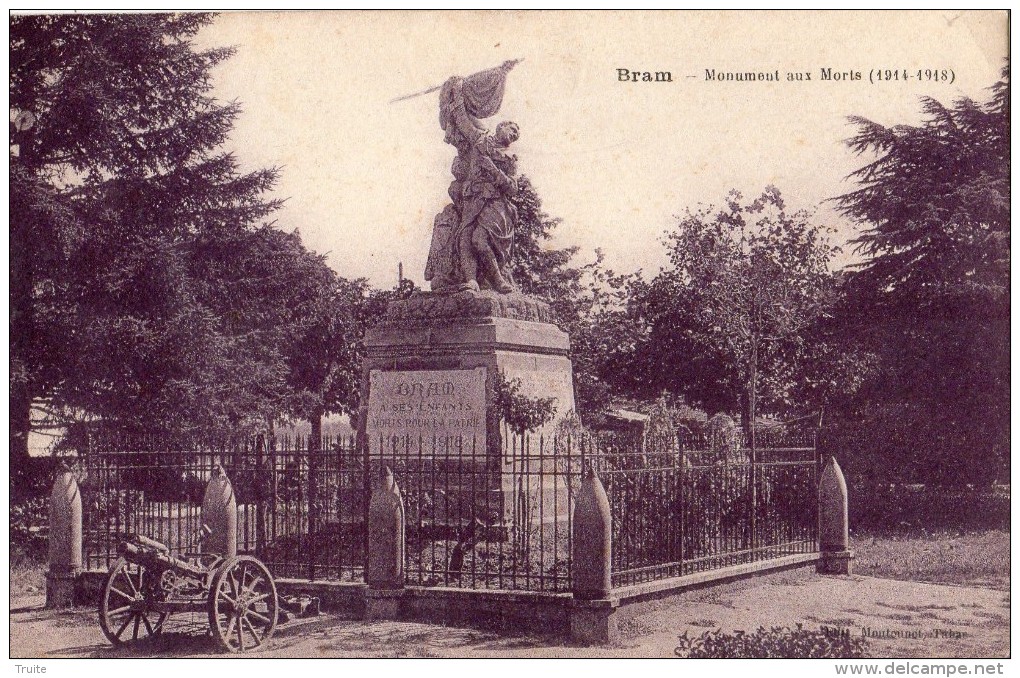 BRAM MONUMENT AUX MORTS (1914-1918) - Bram