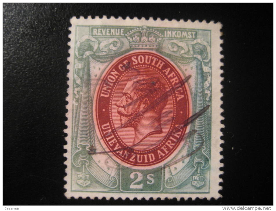 2 Shillings Unie Van Suid Afrika Union Of South Africa Stamp Revenue Inkomst British Colonies Area GB - Timbres-taxe