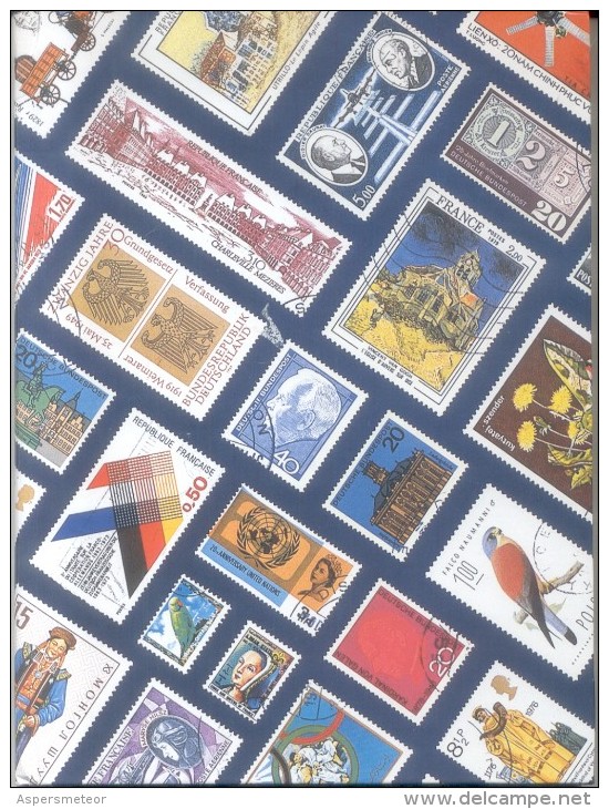 200 DIFFERENT STAMPS FROM 200 DIFFERENT COUNTRIES - 200 ESTAMPILLAS DIFERENTES DE 200 PAISES DIFERENTES - Verzamelingen (zonder Album)