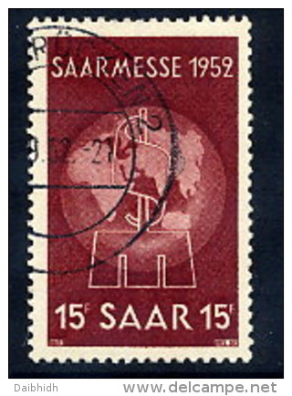 SAAR 1952 Saar Fair, Used.  Michel 317 - Usati