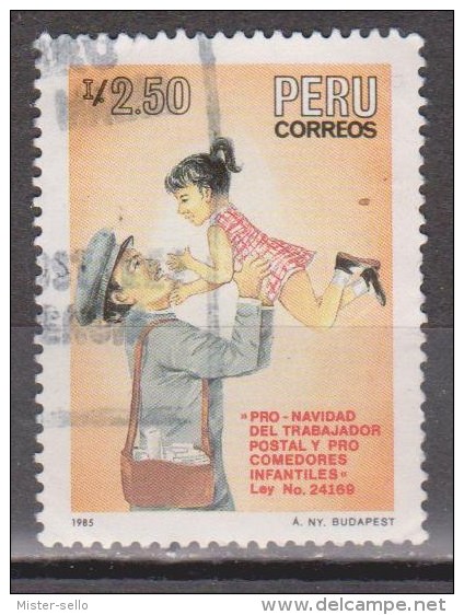 PERÚ 1985 Navidad. Pro Trabajadores Postales Y Comedores Infantiles. USADO - USED. - Peru