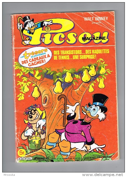 PICSOU MAGAZINE - WALT DISNEY - 1980 - Picsou Magazine