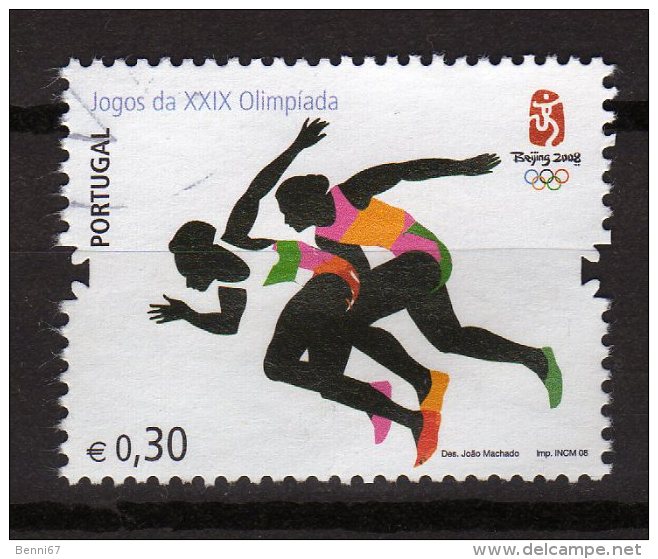 PORTUGAL 2008 JO Pekin Athletisme Leichtathletik Yv 3256 Obl - Usati