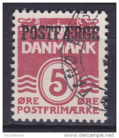 Denmark Postfähre Paket Marke 1942 Mi. 25 I    5 Ø Wellenlinien Waves Overprinted POSTFÆRGE Type I - Paquetes Postales