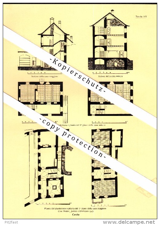 Photographien / Ansichten , 1936 , Cevio , Rovana , Prospekt , Architektur , Fotos !!! - Cevio