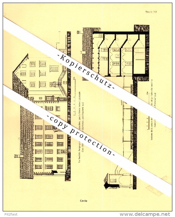 Photographien / Ansichten , 1936 , Cevio , Rovana , Prospekt , Architektur , Fotos !!! - Cevio