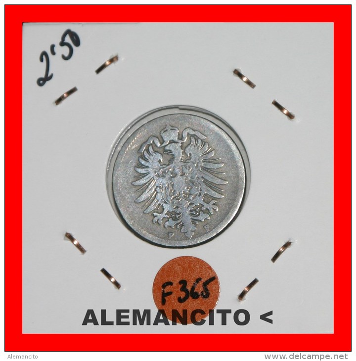 ALEMANIA -  IMPERIO  DEUTSCHES REICH  AÑO  1876-F - 10 Pfennig
