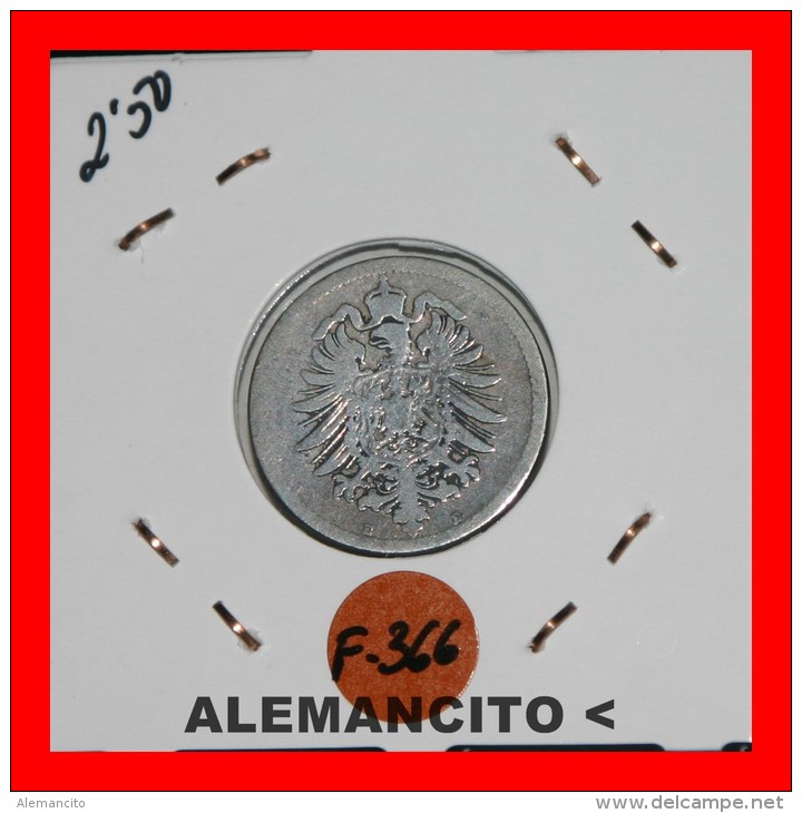 ALEMANIA -  IMPERIO  DEUTSCHES REICH  AÑO  1876-E - 10 Pfennig