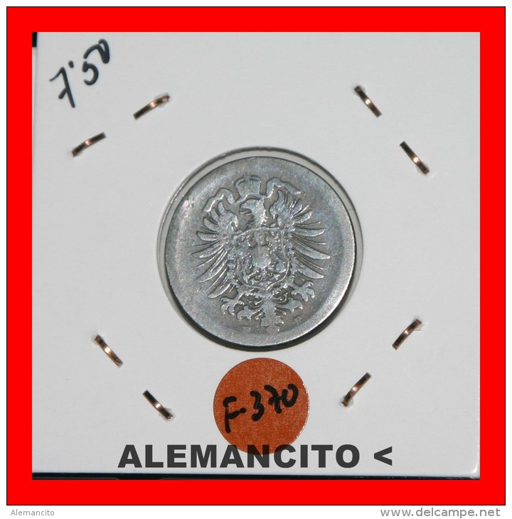 ALEMANIA -  IMPERIO  DEUTSCHES REICH  AÑO  1888-F - 10 Pfennig