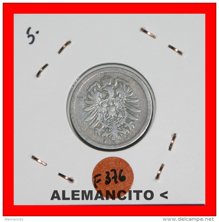 ALEMANIA -  IMPERIO  DEUTSCHES REICH  AÑO  1889-J - 10 Pfennig