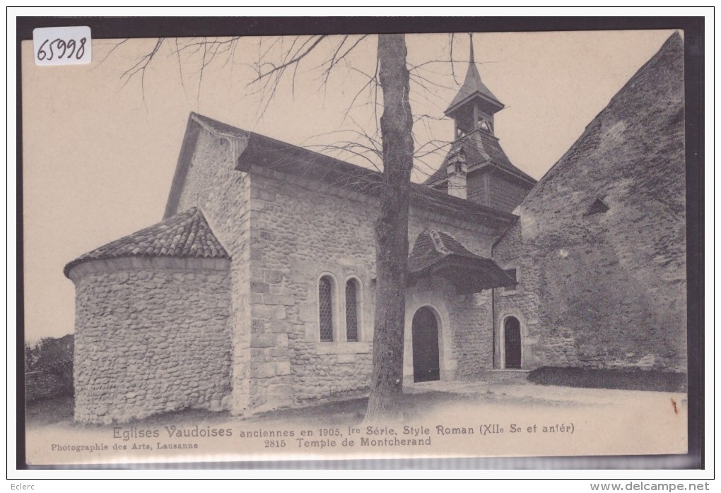 DISTRICT D´ORBE /// MONTCHERAND - LE TEMPLE - TB - Montcherand