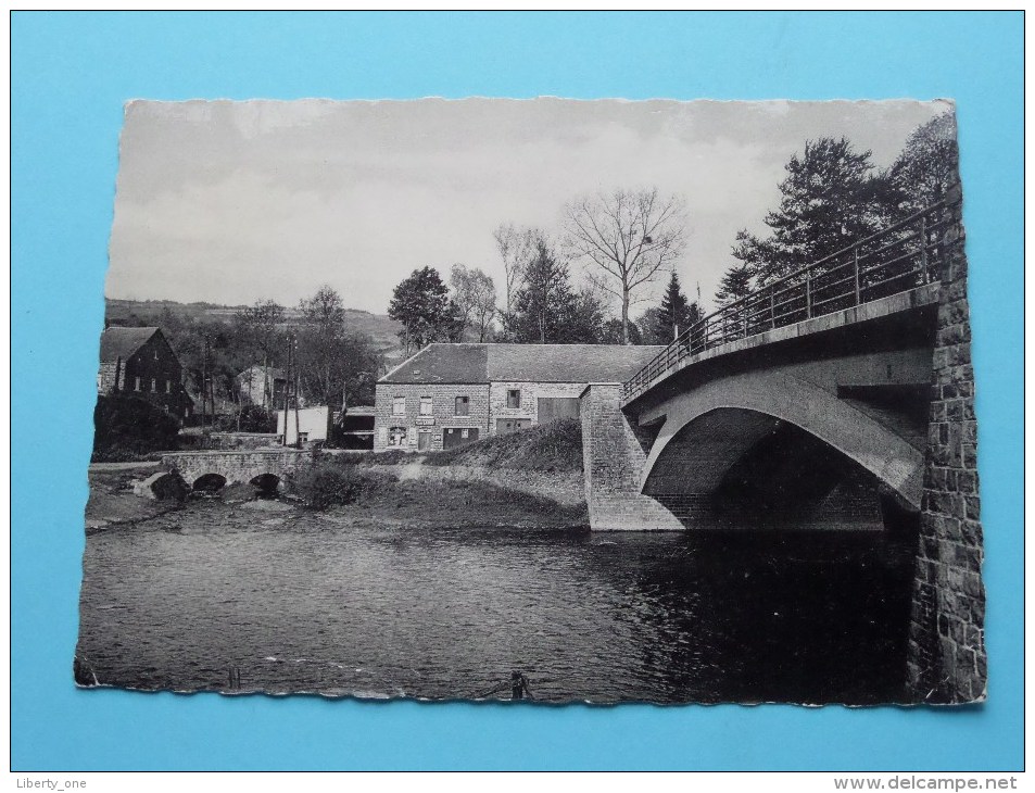 MARCOUR Sur Ourthe ( Maison Huberty ) Le Pont à L'entrée Du Village - Anno 1962 ( Voir/zie Foto Voor Details ) !! - Houffalize