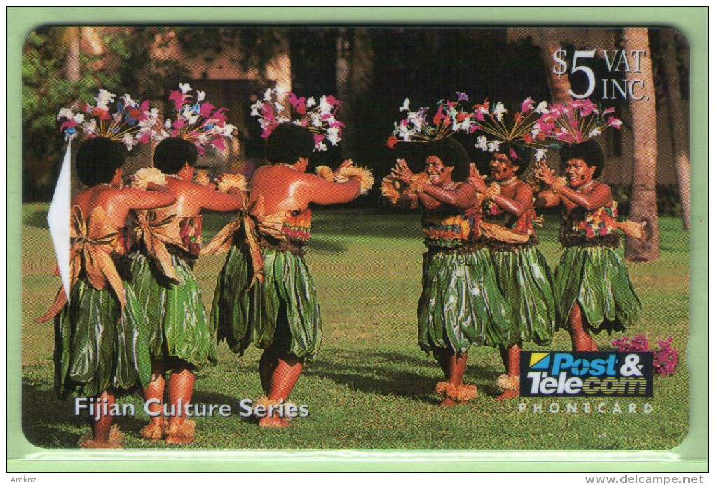 Fiji - 1994 Culture - $5 Meke Dance - FIJ-038 - VFU - Fidschi