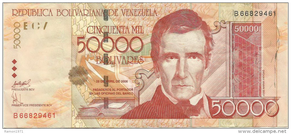 Venezuela - 50000 Bolivar 1998 VF+ - Venezuela