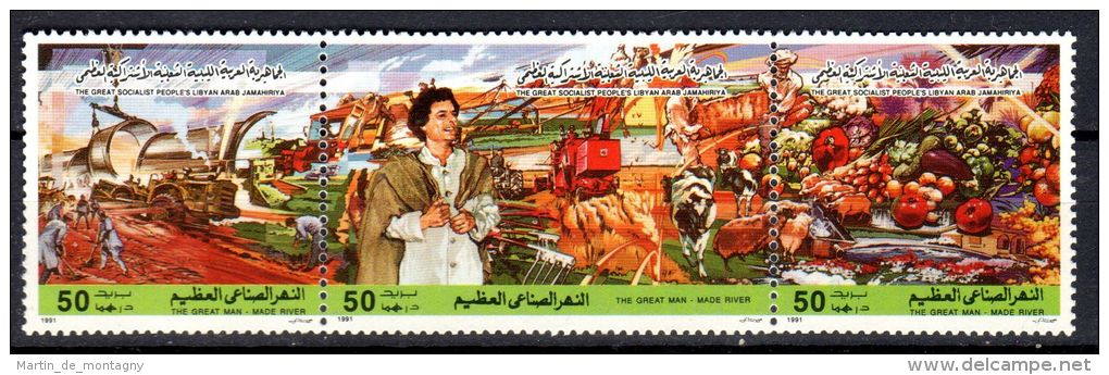 1991, Programme D'irrigation, YT 1810A - 1810C, Neuf **, Lot 44077 - Libya