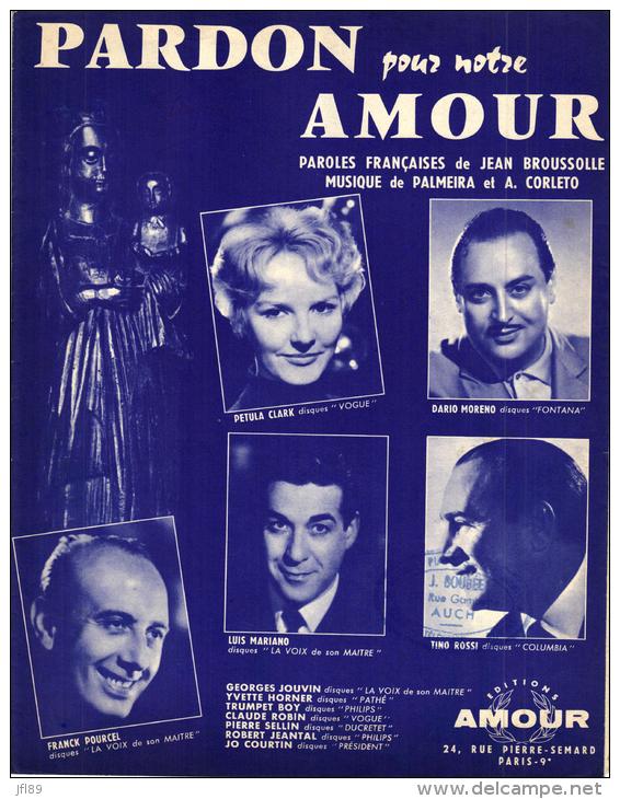 7662P -  Petula Clark      Dario Moreno     Luis Mariano    Frank Pourcel            Pardon Pour Notre Amour - Chant Soliste