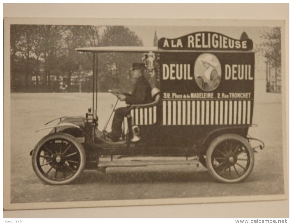 A La Religieuse "Deuil Deuil", 32, Place De La Madeleine, 2, Rue Tronchet. - Autres & Non Classés