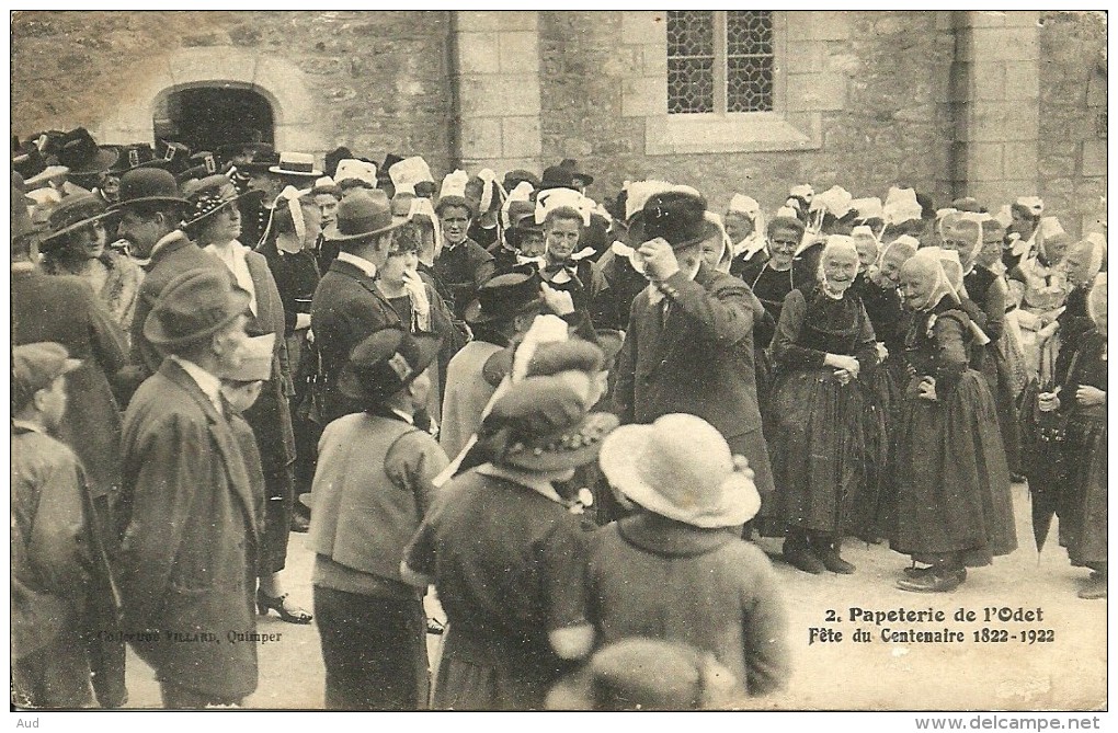 PAPETERIE DE L'ODET, Fête Du Centenaire, Carte N°2 - Ergué-Gabéric