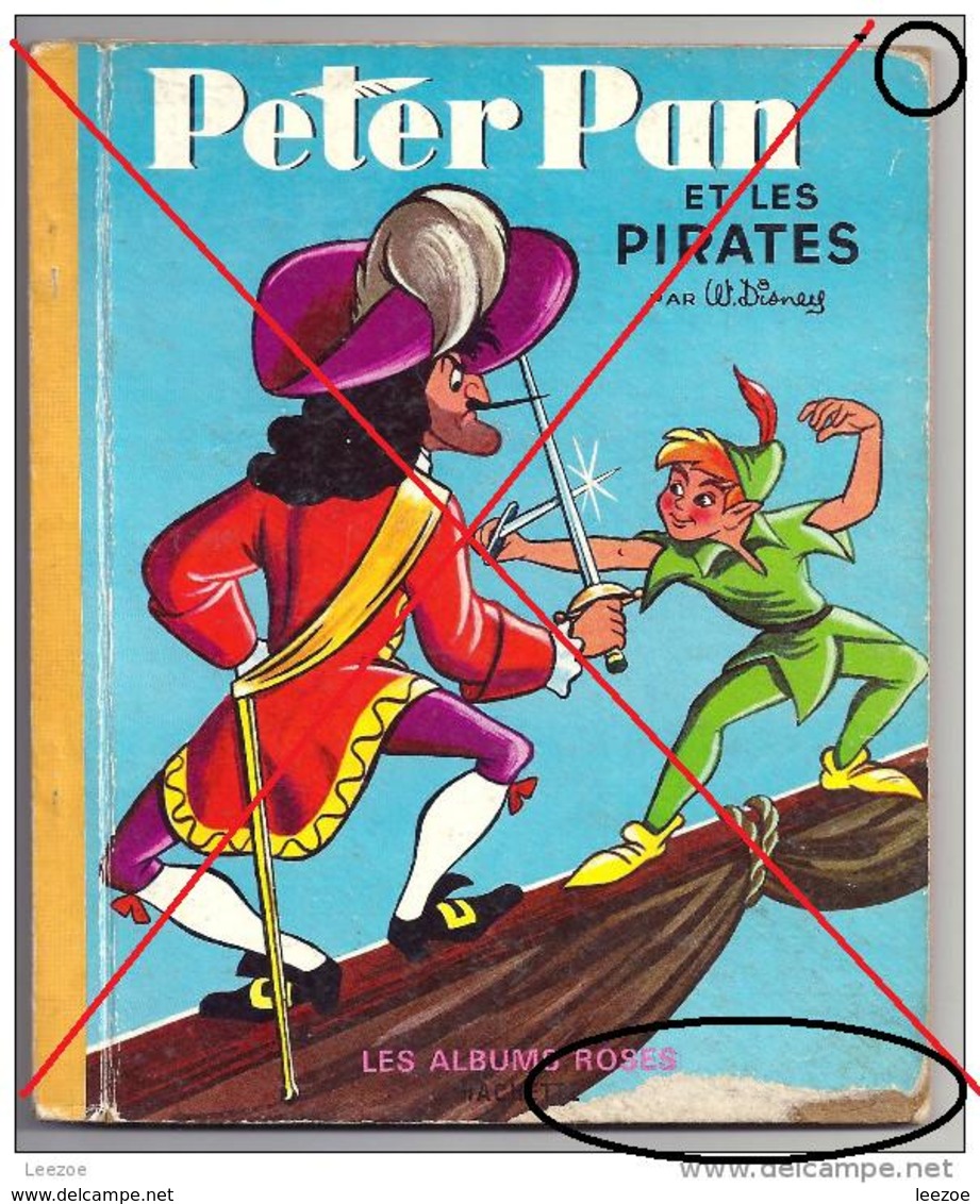 LES ALBUMS ROSES Peter Pan Et Les Pirates,disney - Disney