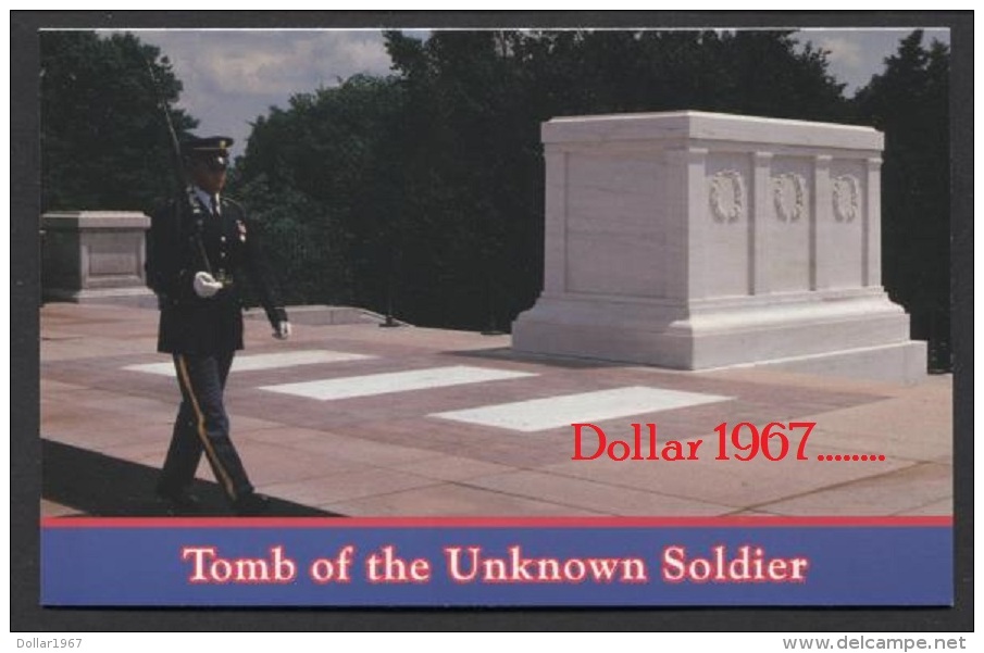 Tomb Of The Unknown Soldier  Arlington National Cemetery,  Virginia  -See The 2  Scans For Condition( Originalscan ! ) - Arlington