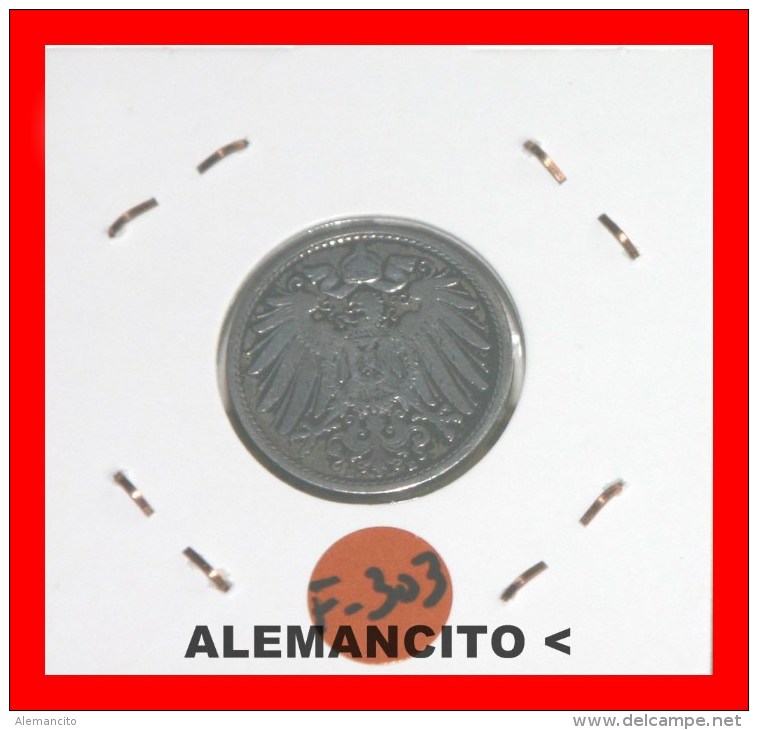 ALEMANIA - IMPERIO  DEUTSCHES REICH  AÑO 1901-E - 10 Pfennig